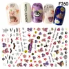 Nail Art Stickers Decals Manicure Tools Pumpkin Skull Design Halloween Water Transfer DIY Nails Decorations Sticker