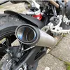 الانزلاق على BMW S1000RR 2019 2020 نظام كامل دراجة نارية GP العادم الهروب تعديل الرابط الأوسط أنبوب الكربون التيتانيوم سبيكة كاتم الصوت