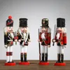 Vilead 30cm Fine Nutcracker houten ambachten vintage handwerk huis woonkamer decoratie ornamenten kerstcadeaus 201203