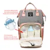 Mamma väska usb blöja väska baby care stor kapacitet mamma ryggsäck moderskap våt vattentät gravid droppe 220225