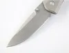 1Pcs New Ball Bearing Pocket Folding Blade Knife S35VN Stone Wash Drop Point Blade TC4 Titanium Alloy Handle EDC Pocket Knives