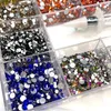 Tırnak Sanat Dekorasyonları 14400 PCSBOX MULTOCOR SS3S20 Karışık Rhinestones Seçici Balmumu Pen Flatback Kristal Yuvarlak Dekorasyon Cam S6516700