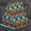 Ankara Africano 100% Cera di Poliestere Fiore 3D Stampe Tessuto Binta Vera Cera di Alta Qualità 6 yards Tessuto Africano per il Vestito Da Partito