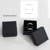 Jóias presente caixas de varejo preto kraft papel embalagem pulseira colar anel orelha caixa de unhas natal ano novo presente personalizar 10 tamanho 2820902