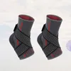 1 PC Sports Enkle Ondersteuning Comfortabele Fitness Riding Wrapping Enkle Brace voor Oefening Basketball Sieplijsten (Rood, SI1