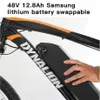 Dynalion 26 "Dağ Elektrikli Bisiklet 350 W Motor Çıkarılabilir 48 V 12.8Ah Samsung Pil 20MPH Alüminyum Alaşımlı Çerçevelet Bize Stok264D