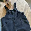 Style coréen Automne Garçons Filles Oversize Denim Salopette Enfants très lâche Patchwork Bib Jeans 1-6Y 201128