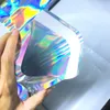 100 stücke Laser Selbstdichtende Kunststoffumschläge Mailing Aufbewahrungsbeutel Holographische Geschenk Schmuck Poly Klebstoff Kurier Verpackung Taschen Y200709