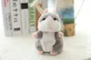 Hoogwaardige DHL Nieuw ontworpen Talking Hamster Mouse Pet Soft Speelgoed Leren Speaking Record Puzzle Childrens Gift 16 cm Tricolor