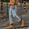 Jeans pour hommes Vintage Style décontracté Cargo Denim pantalon homme Streetwear cheville longueur Harem Jeans pantalon pour hommes2881