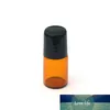 10 pz Vuoto 1ml 2ml 3ml 5ml Bottiglie di Vetro Rotolo Ambrato per Oli Essenziali Roll-on Bottiglia di Profumo Riutilizzabile Contenitore Deodorante