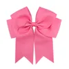 6inch Girls Kids Grosgrain Ribbon Big Bowknot Hair Clip Toddler Barge Boutique Cheer Bow Bow Barrettes Hairpins Hair Assories YL672