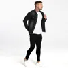 Мужские куртки Gingtto черная джинсовая куртка для мужчин зимние осенние мужские и пальто прибытия полоса мода тощий дизайн ZM718