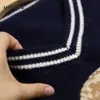 여성용 스웨터 UVRCOS 특대 여성 가을 ​​겨울 니트 풀오버 캐주얼 한국어 소녀 귀여운 테디 베어 Jaquard 스웨터 V 넥 knitt