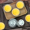 Egg Tart tool Mould Nonstick Ripple Aluminum Alloy Flower Shape Reusable Cupcake and Muffin Mold Baking Cup Tartlets Pans