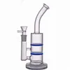 Unikalne 8 -calowe zlewki Bongs Glass Honex Glass Water Bong Rigs Dab Percolator RECYCLER RITS z 18 mm miską i szklanym palnikiem oleju PIP2497860