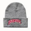 Backwoods lettre tricots Beanie acrylique hommes femmes mode tricoté chapeau d'hiver Hip hop Skullies chapeaux pour filles garçons