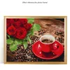 Evershine Diamond Painting Coffee Cup Full Quadrato Punto Croce Kit Diamante Ricamo Fiori Pianto Strass Strass Decorazioni per la casa1