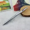 BallPoint Pennor 1 st 4 Bläckfärg Creative Ball-Point Pen Office Business Ball Student Present 0.5mm Metal Pencil