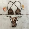 Hirigin sexig leopard bikini set nya kvinnor thong Biquini badkläder push up vadderade baddräkt kvinnor baddräkt dropshipping