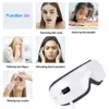 5 Modes Hot Compress Intelligent Air Pressure Vibration Wireless Bluetoos Music Eye Massager for Eye Care Dark Circles