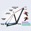 Seraph 27.5er 29er Hardail Mountain Bike Frame FM699 12 * 142mm 또는 QR 9 * 135mm BB92MM 눌러진 바닥 브래킷