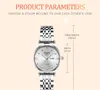 Wristwatches Wlisth Watch Women Watches Top Märke Luxury Quartz Armbandsur Rose Gold Clock Reloj Mujer Relogio Feminino Zegareek Damski