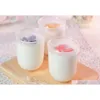 Miski 200 ml Postępowanie Plastikowe deser jogurt kubek z pokrywką do dyspozycji Pudding Puchar