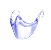 Transparent skyddsmask Shield PC Durable Face Shield Anti Splash Isolation Mouth Cover Unisex Outdoor Transparent 9 Färger Mask ZYY46