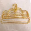 5個の北欧金の鉄のミニコートハンガーの雲の形の壁のフックの収納オーガナイザー装飾ツール赤ちゃんの子供服ドレスタオル201111