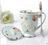 British Ceramic Tumblers Koffiekopje Bone China Water Fashion Thee Office Creative Cups Verkrijgbaar thuis Middag