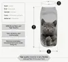 3D 인쇄 고양이 보트 양말 만화 동물 폴리 에스터 섬유 귀여운 겨울 여성 남성 따뜻한 스테레오 양말 패션 고품질 1 8 Hz M2