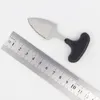 Ny ankomst liten fast bladkniv 440c satin serrated blad EDC halsband raka knivar med kydex
