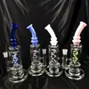 3 Style Water whirlwind Hookah beaker Glass Bong water pipes catcher thick material for smoking 10.7" bongs