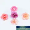 10個シルクバラの頭の人工植物装飾的な花の花輪の花輪のDiyギフトキャンディーボックスホーム結婚式の装飾アクセサリー