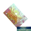 Holografisk förpackning Plastpåsar Rainbow-Colored Candy Pouch Shining Paketväska för Smycken Toy Tillbehör Storage