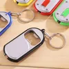 Beer Bottle Opener Portable Mini Outdoor Camping Keychain Key Ring LED Light Flashlight Torch Wine Bottles Openers Multifunctional JY1094