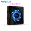 Android 10 x96 Smart TV Box Android 10.0 X96Q MAX 4 ГБ 64 ГБ 5G Двойной Wi-Fi 6k BT5.0 Google YouTube PK H96 Mini Media Player