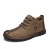 Cuir printemps automne hommes mode à lacets bottines hommes chaussures décontractées Zapatillas Hombre taille 48 Y200915