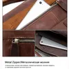 Westal Men's Briefcases Men's Bage Men Mensegher Leather Laptopバッグ14ビジネスブリーフケース271S