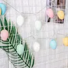 1.5 / 3M LED Easter Ovos de Páscoa 10/30 pcs Colorido Crack Ovos LED Luzes String Easter Decoração Para Casa Presentes de Férias Crianças