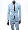 Zogaa Mens Blazer Wedding Groom Suits Plus Size 3 Piece Suit Set Men Single Breasted Casual Fashion Slim Blazers Clothing 201106