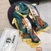 2021 famous designer ms xin design gift scarf high quality 100% silk scarf size 180x90cm free delivery Buu4