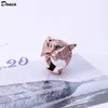 Donia Schmuck Luxus Ring Mode Tiger Kopf Kupfer eingelegten Zirkon europäischen und amerikanischen kreative weibliche handgemachte Designer Geschenk wit4972542