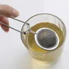Infusor de chá 304 esfera de aço inoxidável malha filtro de chá café erva tempero filtro difusor lidar com bola de chá iia8888175302
