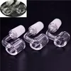 4mm 100% Kalın Kuvars Banger 10mm 14mm 18mm Kuvars Domeless Tırnak Kadın Erkek Ortak 90 Derece Quartz Banger Nail Club