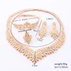 Bijoux en cristal africain Fashion Bijoux indiens Bijoux Bridal Wedding Party Elegant Women Collier Boucles d'oreilles Ring6855235