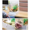 Small fish tank acrylic Noneed Change Water Lazy Mini Fighting Fish Tank USB Standard Configuration with LED Light Y200917