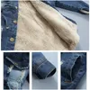 Winter meisjes lange denim jas plus parka tiener meisje bontkraag hooded jas herfst kinderen dikker bovenkleding 4 6 8 10 12 jaar LJ201017