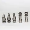 Handgereedschap Universeel 6 in 1 titanium nagels 10/14/18 mm vrouwelijke en mannelijke Domeless Nail Carb Cap voor glazen pijp siliconen nectar